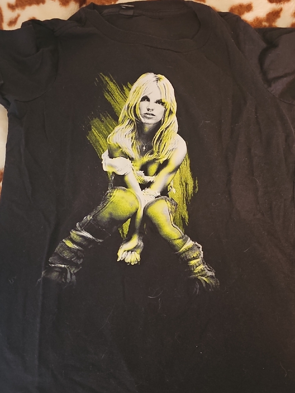 Britney Spears Black 'Britney' Album Shirt Size M (Runs Small)